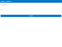 Tablet Screenshot of mail.weblife.sk